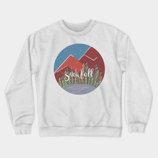 Snowfall / Nature Camping Trip Crewneck Sweatshirt